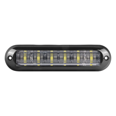Luz Auxiliar LED / 6 LEDs Ultra Brillantes / IP67 / ECE R65 / SAE J595 Clase I / 142.6×36×14 mm (5.61×1.42×0.55 in)