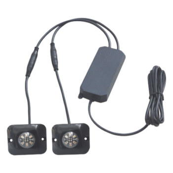 Estrobos Ocultos / 6 LED Gen III / 12 Patrones / 10-24 VCC / 1A Máx / 3.2x1.8 cm (1.26x0.71 in)