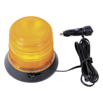 Burbuja LED de Señalización / 6 LEDs Ámbar / Montaje Magnético / IP65 / 12 VCC 1 A