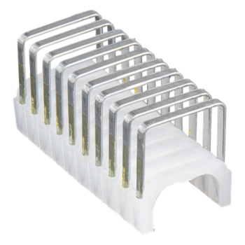 Paquete de 300 Grapas con Aislamiento, para Cables NM (RomexÆ) como 14/3, 14/3G, 12/3 y otros cables de hasta 11/32 x 19/32 (9 mm x 15 mm / 0.35 x 0.59 pulgadas).