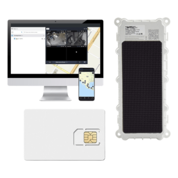 Dispositivo de Seguimiento de Activos / LTE Cat-M1/NB-IoT / IP67 / Batería 9600 mAh / Carga Solar / GPS/GLONASS/Galileo/Beidou