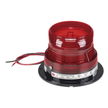 Estrobo Compacto / 120 Vca / 175,000 Candelas / 3-5/8 pulg (92 mm) / Rojo / Resistente a Vibraciones