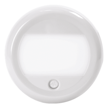 Luz LED de Cortesía Circular / 750 Lúmenes / Sensor PIR / 12-24 V / IP67 / 5.1' Ancho