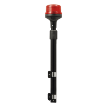 Luz Telescópica para Motocicletas / 8 LED / Rojo / 12~24 VCD / IP6K6 / ECE R65 / SAE J845 / 88 mm de Altura