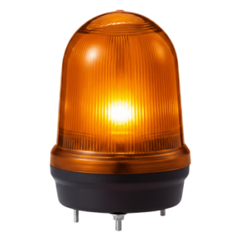 Baliza LED Industrial / 4 Modos de Iluminación / Color Ámbar / 12-24 VCD / IP65 / Frecuencia Ajustable 60-140 FPM