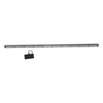 Barra de Luz de Advertencia / 10 Módulos de 6 LED / 49 Pulgadas / Ámbar / 18 Patrones de Destello / 10-30 VCC / 7.2 A / IP Resistente al Agua / Cable 10.5 m (34.4 ft)