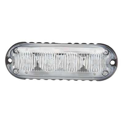 Luz Auxiliar para Motocicletas / 4 LEDs Ultra Brillantes / Ámbar / 12-24 VCC / 0.7 A / Policarbonato Resistente a Impactos