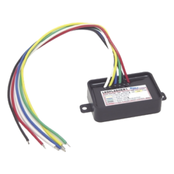 Flasher de Estado Sólido / Control 20 Cabezales LED / 12 Patrones Programables / IP67 / 12V DC