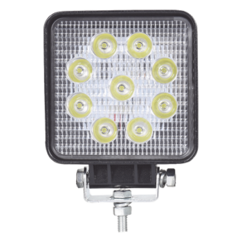 Luz de Trabajo LED / 2300 Lúmenes / 27 Watts / IP67 / 10-30 Vcc / 4.3 Pulgadas / 5 Patrones de Destello