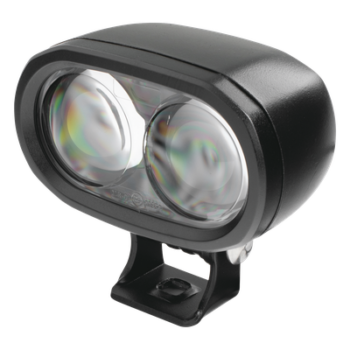 Luz LED de Advertencia Peatonal / Punto Azul Proyectado / 12-80 VCC / IP67 / Aluminio y Policarbonato / 4.7 x 4.1 x 2.6 in