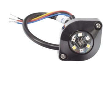 Estrobo Oculto LED / 6 LED / Ámbar/Blanco / 69 Patrones / Montaje Superficie / IP67/IP69K / 12-24 V