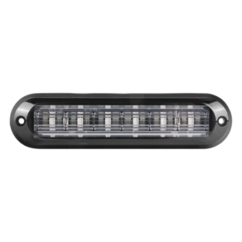 Luz Auxiliar Ultra Brillante / 6 LEDs 3W / IP67 / ECE R65 / SAE J595 / 12 Patrones / 10-30VDC / 5.6x1.4x0.55 pulgadas