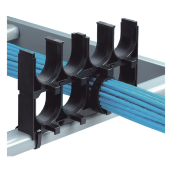 Espaciador de Cables de Nylon 6.6, Con 1 Espacio de 1.25 in (31.8 mm) de Diámetro, Color Negro, 1 Pieza