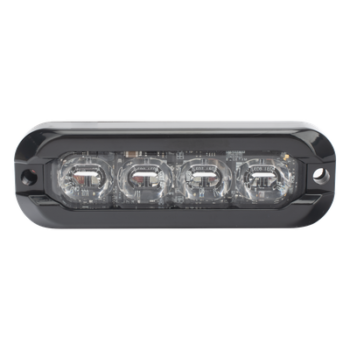 Luz Auxiliar Flexible / 8 LED Bicolores / Rojo/Azul / IP69K / 12-24V / 69 Patrones / Superficies Curvas 120° / 0.8A / SAE Class I