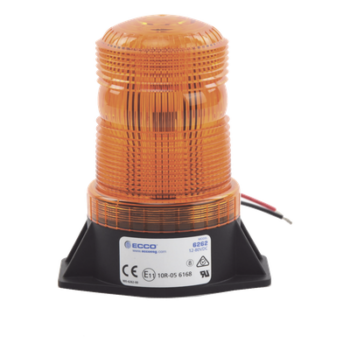 Mini Burbuja LED / Rango 12-80 VCC / IP66/67 / 8 Destellos 70 FPM / SAE J845 Clase III / Montaje Permanente