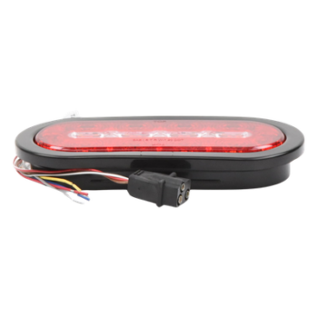 Luz LED Multifuncional Trasera / 69 Patrones de Destello / 12-24 V / IP67 / Conector PL3 / 5.4" x 5.4"