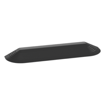 Tapa Final Para Canaleta de Piso AFR4BCBL6, Material PVC Rígido, Color Negro