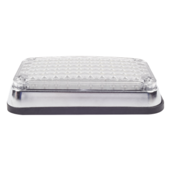Luz de Advertencia LED / 6x4 Pulgadas / 66 LED de Alta Intensidad / 12 VCC / 10 Patrones de Destello / Montaje Permanente
