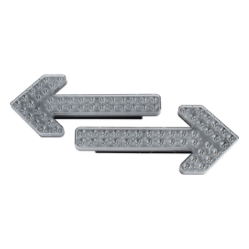 Flecha Directora de Tráfico LED / 24 Pulgadas / 240 LED / Color Ámbar / 35 Patrones de Destello / 12-24 VCC / -30°C a +50°C