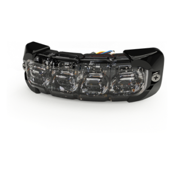 Luz perimetral direccional / 8 LED dual color azul/claro / 12-24V / IP69K / 69 patrones de destello