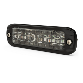 Luz de Advertencia LED Exterior / 18 LEDs / Tricolor Rojo-Azul-Blanco / Montaje Superficial / 12-24 VDC / 9-36 VDC / Óptica 360°