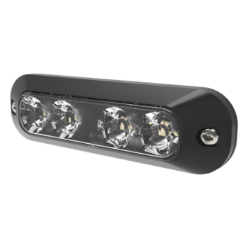 Luz perimetral / 4 LEDs ultra brillantes bicolor / 12-24 VCC / 22 patrones de destello / 4.7' x 0.8' x 1.4'