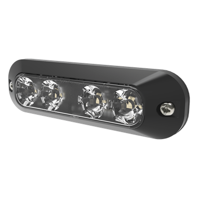Luz perimetral / 4 LEDs ultra brillantes bicolor / 12-24 VCC / 22 patrones de destello / 4.7' x 0.8' x 1.4'