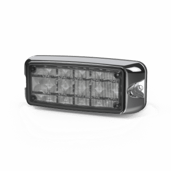Luz de Advertencia LED / 5x2" / 10 LED / Rojo/Azul / 12-24 VDC / Montaje en Superficie / IP Exterior