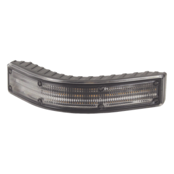 Luz LED Direccional de Esquina / 12 LEDs / Doble Color Ámbar/Blanco / 270° Advertencia / 69 Patrones de Destello / 12-24 Vcc / IP69K