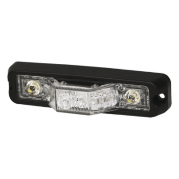 Luz perimetral direccional / Ultra brillante ámbar / 180° visibilidad / 12-24 VCC / 5.1 x 1.2 x 1.35 in