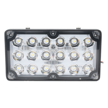 Luz de Escena LED / 6X3" / 12 VCC / 1.3 A Máx / Mica Clara / Montaje Permanente