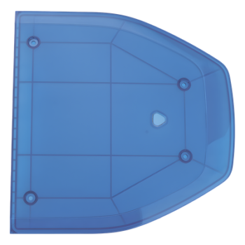 Domo Lateral de Reemplazo / Perfil Bajo / Resistente UV / Color Azul / Compatible con Barra SP216