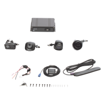 Kit DVR Móvil / 4 Canales TURBOHD 1080P / 4G y GPS Integrados / Almacenamiento Dual SD 512 GB / IP68