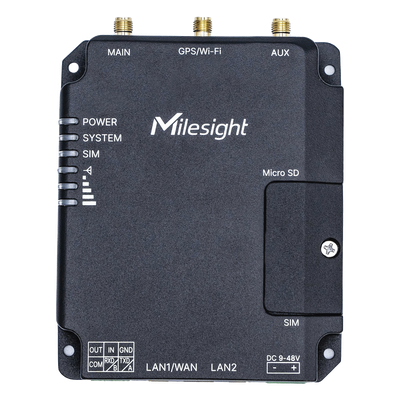 Router Industrial 4G LTE / Wi-Fi 802.11b/g/n / Dual SIM / 2 Puertos Fast Ethernet / RS232+RS485 / -40°C a 70°C
