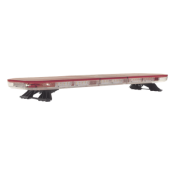Barra de Luces LED / 47" (118 cm) / 124 LED Hyperlux / Dual Color Rojo/Claro / Control de Tráfico Ámbar / 45 Patrones / Montaje Gancho