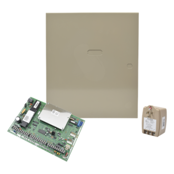 Panel de Control de Alarma / 9 Zonas Cableadas / Expansible a 87 Zonas / 8 Particiones / 75 Códigos de Usuario / Compatible Serie 5800