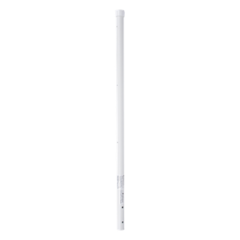 Poste de Esquina para Cerca Electrificada / Tubo Galvanizado Cal. 18 / 1" Diámetro / 0.8 m (2.6 ft) / 3 Aisladores / Fijación en Concreto