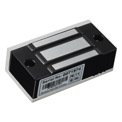 Chapa Magnética Electromagnética / 40 kg (88 lbs) / 12VCC / 24VCC / Aluminio Anodizado / 70 x 36.5 x 24 mm