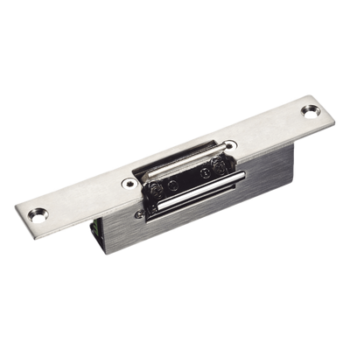 Contrachapa Electromagnética para Puerta de Vidrio / Fail Safe / 500 kg / 12-24 VCC / Vidrio 12-15 mm / 6.3 x 1 x 1.2 in