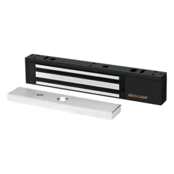 Chapa Magnética Electromagnética / 600 lb (272 kg) / 12/24 VDC Seleccionable / Sensor de Adherencia / LED de Estado / Sin Magnetismo Residual / IP