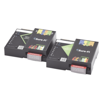 Convertidor de lectora para control de acceso (cableado a inalámbrico) / 1 Wiegand / 2 Relevadores / 2 Entradas / Atraviesa hasta 1.6 KM En Construcción o Material