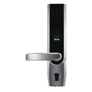 Cerradura autónoma izquierda bluetooth de huella digital, tarjeta de proximidad y contraseña / APP ZKSmarKey