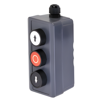 Botonera Triple / Uso Rudo / 24 VCD / IP40 / -20 a 50 °C / 2.7 x 5.2 x 2.0 in