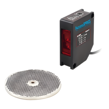 Detector Fotoeléctrico / Alcance 16 m (52.5 ft) / IP65 / Salida Relevador 30 VCC @ 1 A / Tiempo de Respuesta < 20 ms / LED de Alineación