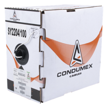 Bobina de Cable / 1000 Pies (305 m) / 4 x 22 AWG / Cobre Multifilar / PVC Retardante a la Flama / UL 13 / Interior / Blanco