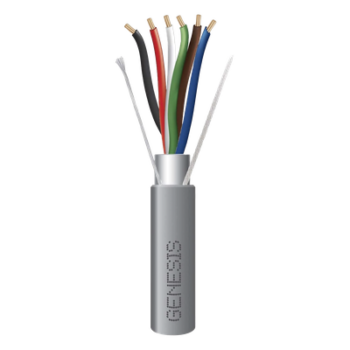 Cable Multipar Blindado / 6 Conductores 22 AWG / Plenum CMP-CL3P-FPLP / 305 m (1000 ft) / ETL