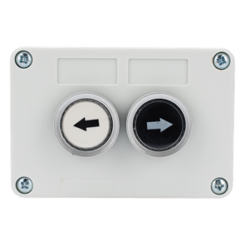 Botonera doble / IP40 / NO / 24VDC / 106 x 72 x 58 mm / 4.2 x 2.8 x 2.3 in