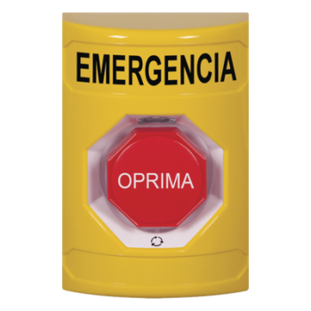 Botón de Emergencia Multifuncional / Acción Mantenida / LED Multicolor / UL/cUL/ADA / Diseño Antivandálico / Uso Interior-Exterior