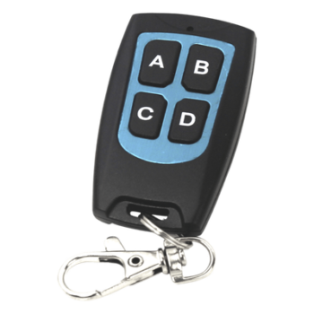 Control Remoto / 4 Canales / 433.92 MHz RFID / 57x32x11 mm / 0.22 oz