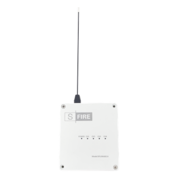 Receptor Inalámbrico / 2500 m (8202.1 ft) de Alcance / 4 Salidas de Relevador Tipo C / Frecuencia 433.92 MHz / Operación -20°C a +80°C